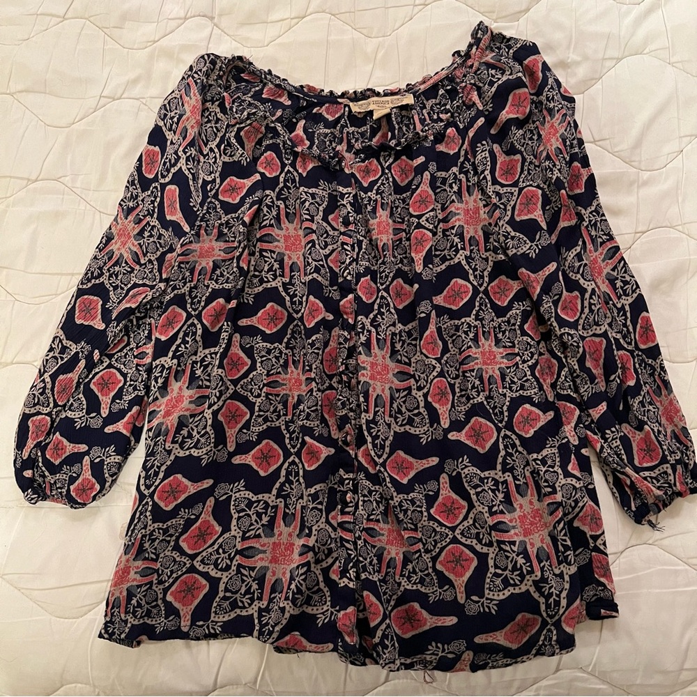 Vintage America Flowy Top